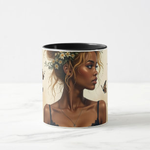 Taza Belleza Etérea en Flor