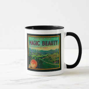 Taza Belleza mágica LabelPorterville anaranjado, CA