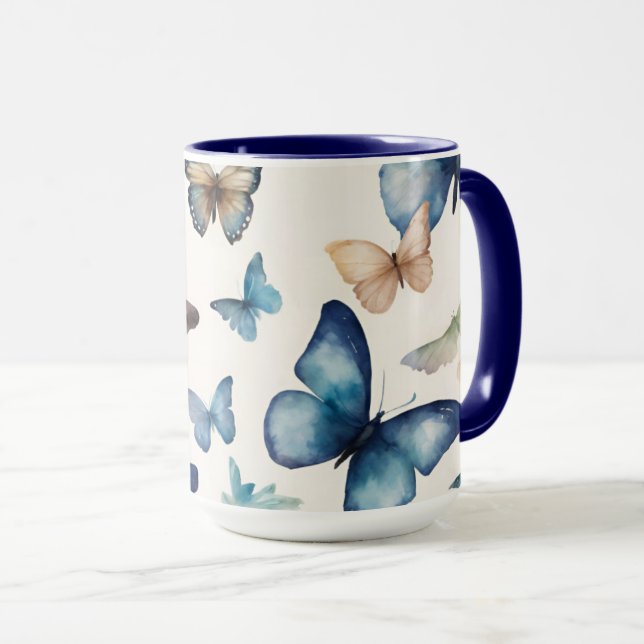 Taza Bellezas mariposas (Anverso derecho)