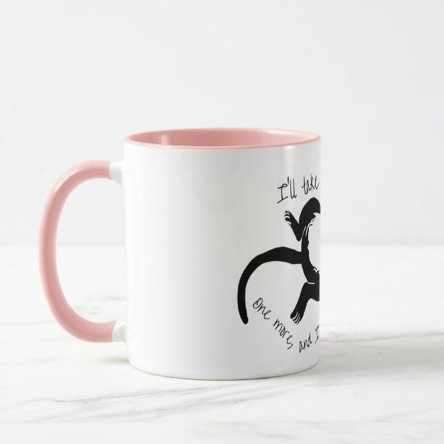 Taza Belly del gato Rub Mug (Izquierda)