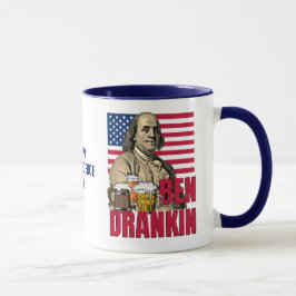 Taza BEN DRANKIN 4 de julio