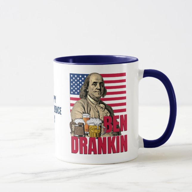Taza BEN DRANKIN 4 de julio (Derecha)