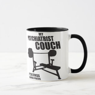 Taza Bench Press - Mi sofá psiquiátrico - Construcción