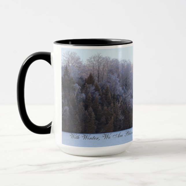 Taza Bendecido con polvo de hadas de invierno (Izquierda)