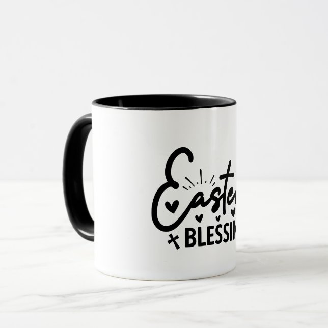 Taza Bendición de Pascua cristiana (Anverso izquierdo)