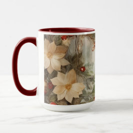 Taza Bendición irlandesa para navidades | Flores de inv