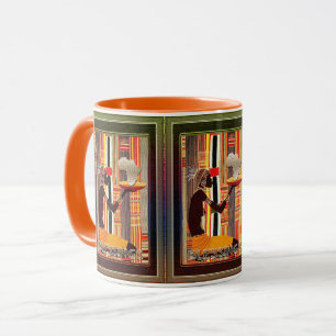 Taza Bendiciones, arte folclórico africano