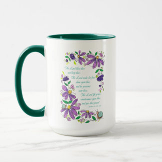 Taza Bendiciones Escrituras Números 6:24-26