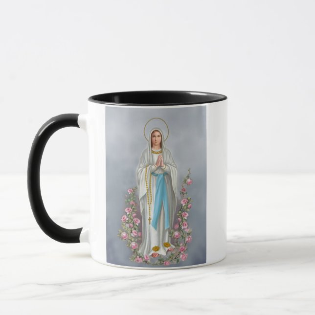 Taza Bendita Virgen María Mug  (Izquierda)