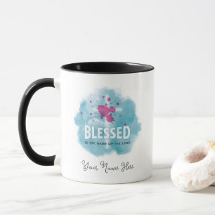 Taza Bendito sea el nombre del Señor Cristiano