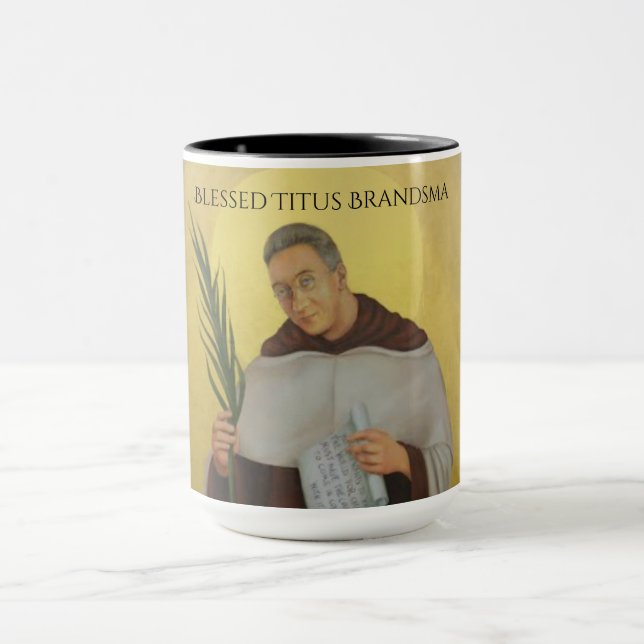 Taza Bendito Titus Brandsma Carmelite Saints Saints Sai (Centro)