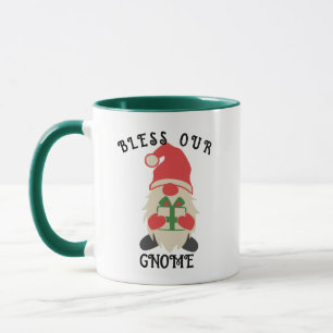 Taza ¡Benditos sean nuestros Navidades Gnome Mug - Rega