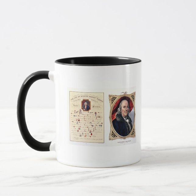 Taza Benjamin Franklin 1847 (Izquierda)