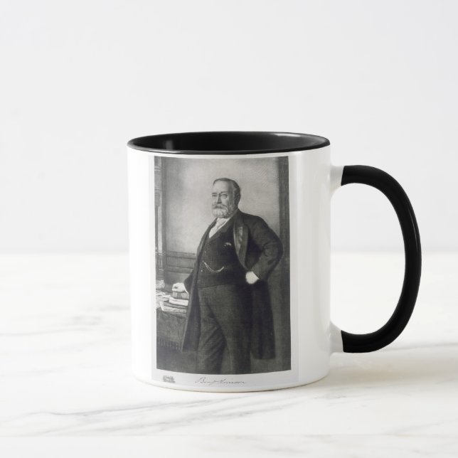 Taza Benjamin Harrison (1833-1901), 23ro presidente de (Derecha)