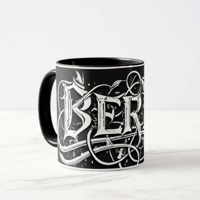 Taza Berlin Coffee Mug - Gran música Metalizado en Berl (Anverso izquierdo)
