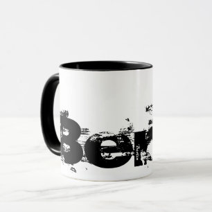 Taza Berlín - Estilo Guay Blanco Y Negro
