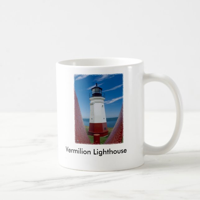 Taza bermellona del faro (Derecha)