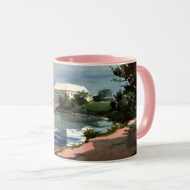 Taza Bermudas, arte de Salt Kettle (Anverso derecho)