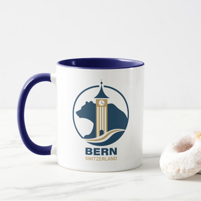 Taza Berna Suiza Europa (Con donut)