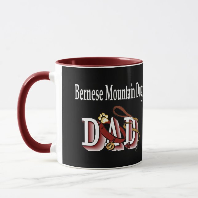Taza Bernese Mountain Dog Dad (Izquierda)