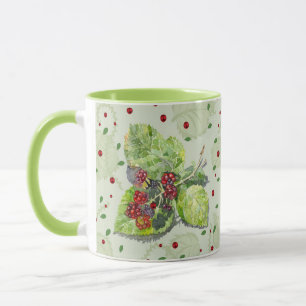 Taza Berry red and black blackberries