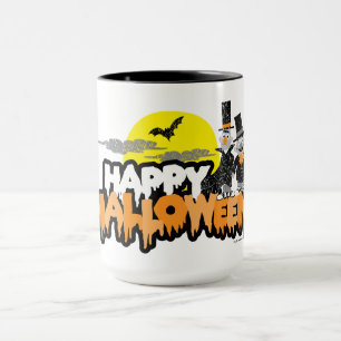 Taza Bert y Ernie   Feliz Halloween