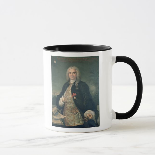 Taza Bertrand-Francois Mahe de la Bourdonnais (Derecha)