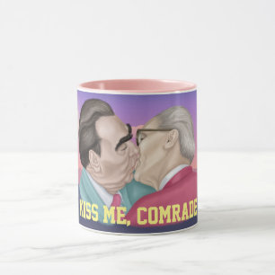 Taza Bésame camarada - Brezhnev besando a Honecker