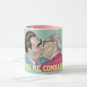 Taza Bésame camarada - Brezhnev besando a Honecker