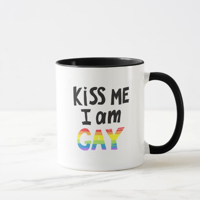 Taza Bésame, soy gay (Derecha)