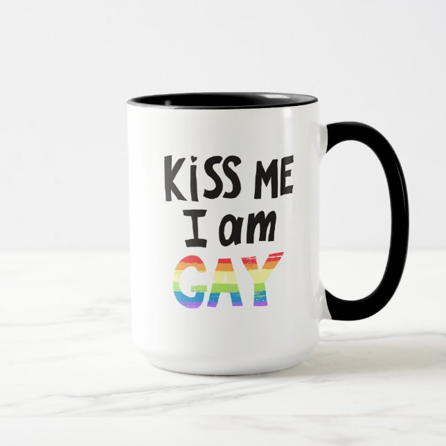 Taza Bésame, soy gay (Derecha)