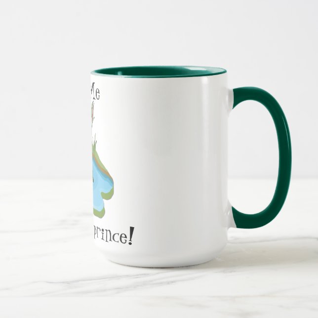 Taza Bésame soy un príncipe de la rana Mug (Derecha)