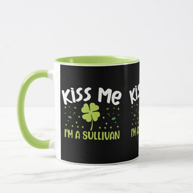 Taza Bésame, soy un Sullivan - Apellido Sullivan (Izquierda)