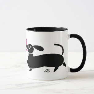 Taza Besando caninas mug