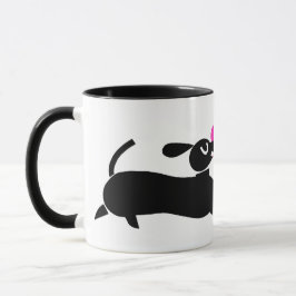 Taza Besando caninas mug