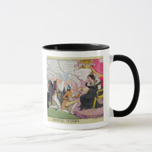 Taza Besando las manos, publicadas 1827 (litho del