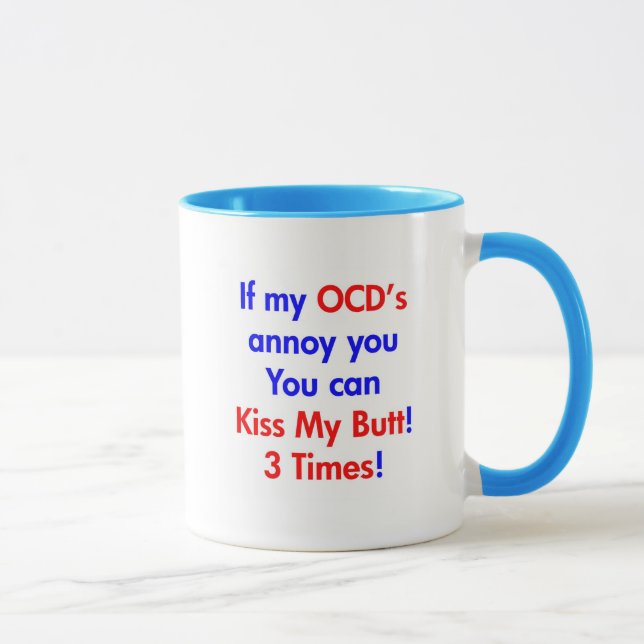 Taza ¡Bese mi extremo!  ¡3 veces! (Derecha)