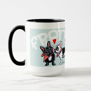 Taza Beso del bulldog francés