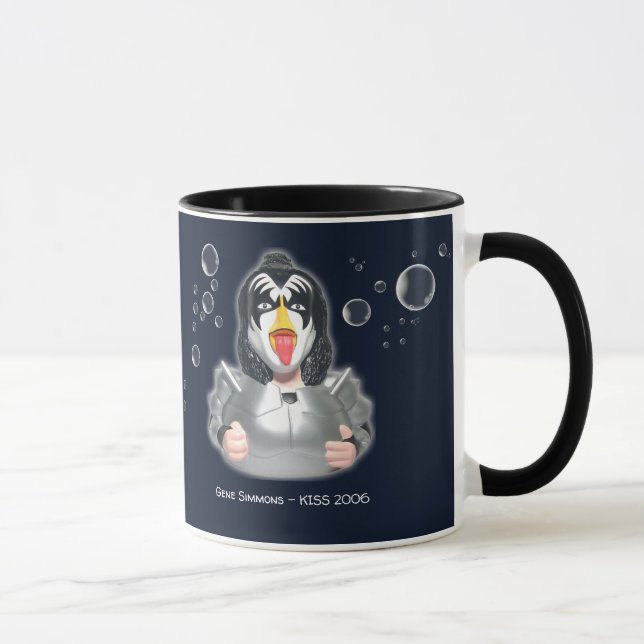 Taza BESO - pato de goma cobrable de Gene Simmons (Derecha)