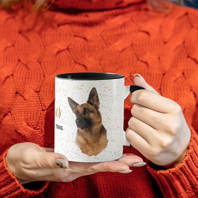 Taza Besos de perro pastor alemanes arreglan todo el pa (Subido por el creador)