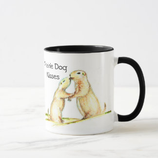 Taza Besos del perro de las praderas