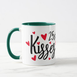 Taza Besos el día de San Valentín 25c.. Perro de montañ