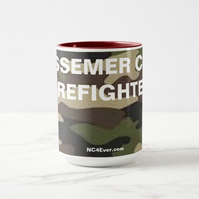TAZA BESSEMER CITY FIREFIGHTER CAMO MUG (Centro)