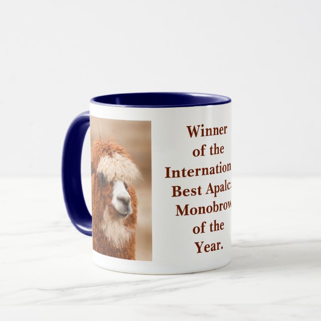 Taza Best Alpaca Monobrow (Anverso izquierdo)
