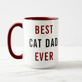 Taza Best Cat Dad Ever | Custom Father’s Day