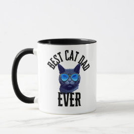 Taza Best Cat Dad Ever Mug