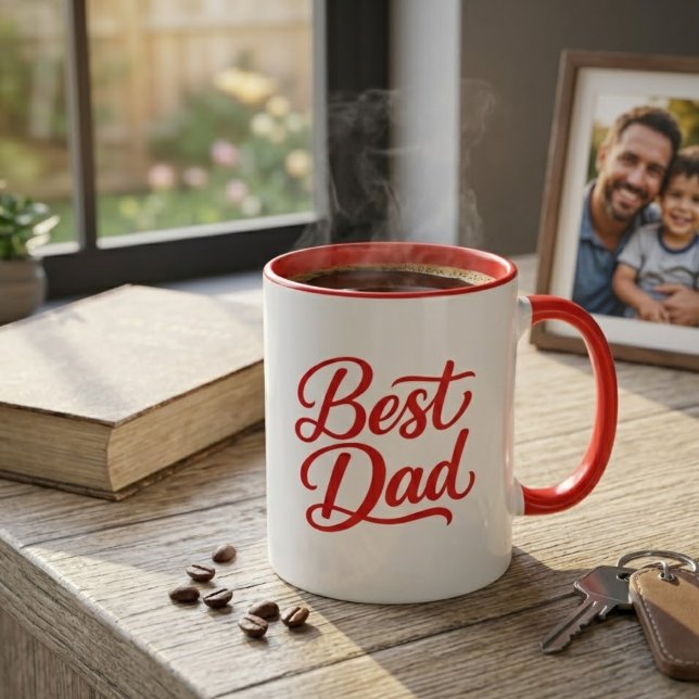 Taza Best Dad Ever Gift Tee (Subido por el creador)