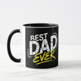 Taza Best Dad Ever Graffiti Art
