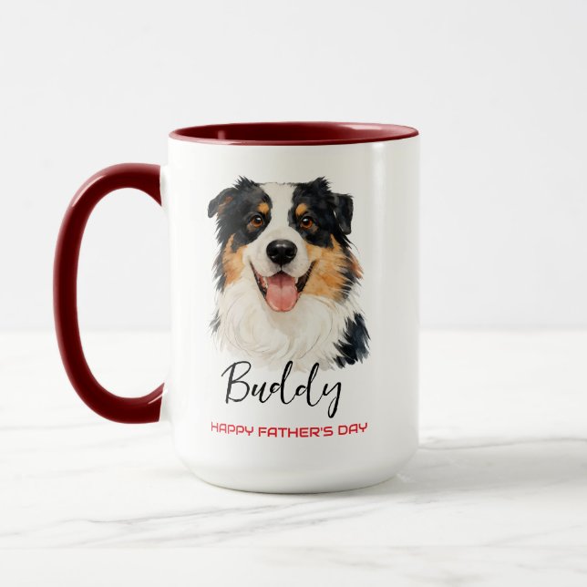 Taza Best Dog Dad Ever | Custom Father’s Day (Izquierda)