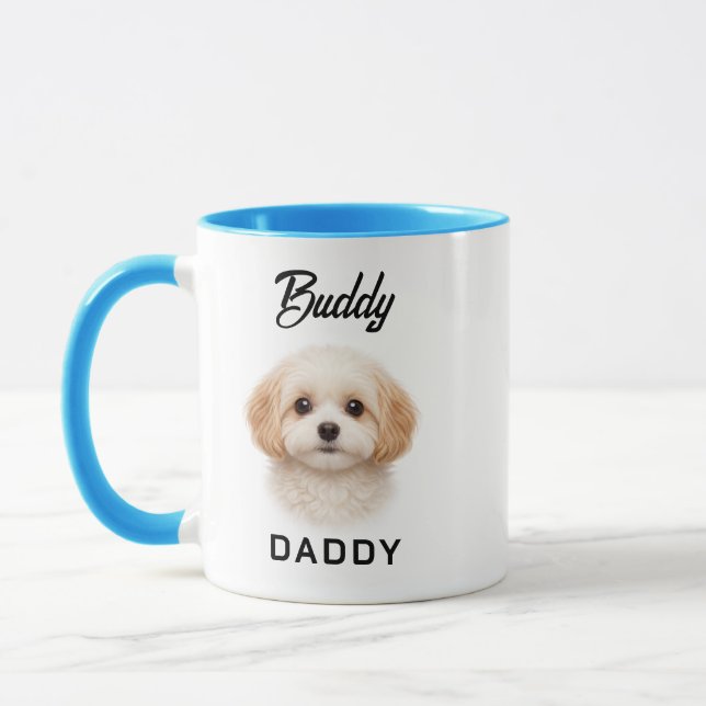 Taza Best Dog Dad Ever | Custom Father’s Day (Izquierda)